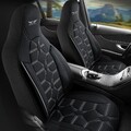 Sitzbezüge passend für Chevrolet Spark in Schwarz Grau Pilot 2.1