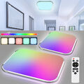 RGB LED Deckenleuchte 24W-96W Küche Schlafzimmerleuchte Büro Deckenlampe