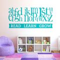 Alphabetbuchstaben - Lesen Lernen Wachsen - Kinder Kinderzimmer Wandkunst Aufkleber