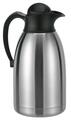 Isolierkanne Thermoskanne 2 Liter Edelstahl mit Drehverschluss Kaffee Tee Kanne
