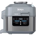 Ninja ON400DE Heißluftfritteuse 5,7 L Fassungsvermögen Display Grau 1760 Watt