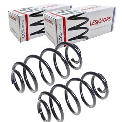2X LESJÖFORS FAHRWERKSFEDERN HINTEN PASSEND FÜR CHEVROLET AVEO LINKS+RECHTS