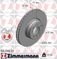 ZIMMERMANN Bremsscheibe 150.1280.20 für BMW