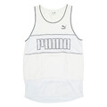 Puma Damen Tank Kleid Creme Ärmellos Knielang S