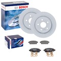 BOSCH BREMSSCHEIBEN 268mm + BELÄGE HINTEN passend für OPEL MOKKA CHEVROLET TRAX
