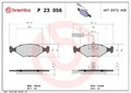 BREMBO Bremsbelagsatz, Scheibenbremse P 23 056 passend für FIAT
