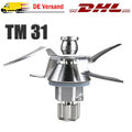 TM31,Messer Ersatzteile für Vorwerk Thermomix Küchenmaschine Mixmesser Edelstahl