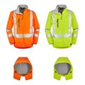 4PROTECT® Warnschutz Softshelljacke TYLER Warnjacke Herren Jacke Arbeitsjacke
