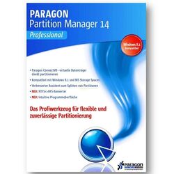 Paragon Partition Manager 14 Professional Windows XP/Vista/7/8/8.1 Key per eMail