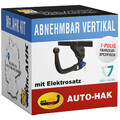 AutoHak Anhängerkupplung vert. abnehmbar für VW Touran I 03-15 + spezifisch 7pol