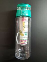 Trinkflasche mit Fruchteinsatz Infuser Wasserflasche Sportflasche 650ml