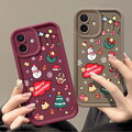 Handyhülle Für iPhone 16 15 14 Pro Max 13 12 11 Weihnachten Santa Stoßfest Cover