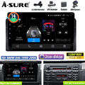 64G Android 14 Autoradio Carplay Kam DSP FM RDS USB GPS Navi Für BMW 3er E46 320