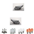 Scheinwerfer Set H7 P21W W5W PY21W chrom für Renault Megane III inkl. Lampen