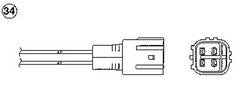 Lambdasonde, Sensor Abgassteuerung NTK 90194