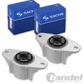 2x SACHS FEDERBEINLAGER HINTEN passend für VOLVO C30 + V50 [MW] + S40 II [MS]
