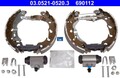 Ate 03.0521-0520.3 Bremsbackensatz 4 Bremsbacken Trommelbremse 