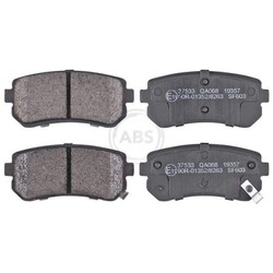 1x Bremsbelagsatz, Scheibenbremse A.B.S. 37533 passend für HYUNDAI KIA