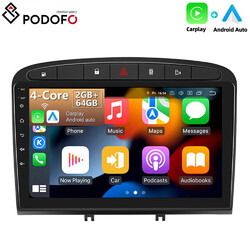 Autoradio GPS Navi Für Peugeot 308 408 9" Android 13 Carplay RDS BT WIFI 2+64GB