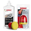 SONAX Polish+Wax Color Autopolitur 500ml + SONAX P-Ball Polierball Polier Set