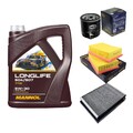 SCT Inspektionspaket 5L MANNOL Longlife 504/507 5W-30 für VW Lupo 1.0 Seat