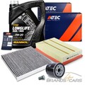 ATEC INSPEKTIONSPAKET FÜR AUDI A3 SEAT SKODA OCTAVIA VW GOLF TIGUAN 1.0 1.5 TSI