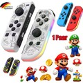 Mit LED Joy Con-Controller inkl 2er Set für Nintendo Switch Wireless Gamepad NEU