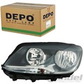 DEPO H15 H7 SCHEINWERFER LINKS MIT ABBIEGELICHT PASSEND FÜR VW CADDY TOURAN |