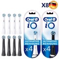 4/8 Stück Oral-B iO Ultimative Reinigung Weiß günstig Zahnbürste NEU