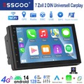 6+128G Android 14 8Core 2 DIN Autoradio Carpaly Kamera GPS NAVI Bluetooth SWC AM