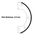 TEXTAR Bremsbackensatz, Feststellbremse 91059000 passend für IVECO