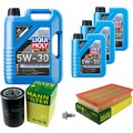 MANN Inspektionspaket 8 L LIQUI MOLY Longtime High Tech 5W-30 für Jaguar S-Type