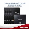 Samsung 870 EVO SSD SATA III 250GB 500GB 1TB 2TB Internet Solid State Drive Lot