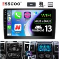 Für Fiat Ducato 2006-2016 DAB+ 4+64G Android 14 Autoradio GPS NAV CarPlay Kamera