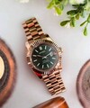 Seiko “Day-Date Homage” Roségold - Grünes Zifferblatt - Automatik NH35