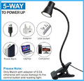 LED Schreibtischlampe Tischlampe Dimmbar Leselampe USB 3Farb flexibel TischLampe