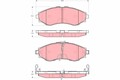 TRW Bremsbelagsatz, Scheibenbremse vorne für CHEVROLET DAEWOO