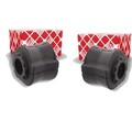 2x FEBI 21mm STABILAGER VORNE passend für CITROËN NEMO FIAT FIORINO QUBO PEUGEOT