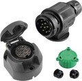 Marke Anhänger Stecker 13 Polig Und Anhänger Steckdose 13 Polig,12V Wasserdicht 
