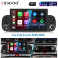DAB+ 7" Autoradio Android 15 Für FIAT PANDA 2013-2020 Carplay GPS WIFI SWC 4+64G