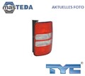 11-12564-01-2 RÜCKLEUCHTE HECKLEUCHTE LINKS TYC FÜR VW CADDY III 1.6L,2L,1.2L