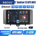 DAB+ Android 13 Autoradio Carplay Für Smart Fortwo 451 2010-2015 GPS RDS WIFI BT