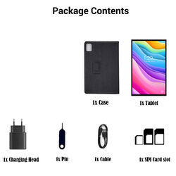 2024 Tablet 12 Zoll Android14 Tablet 16GB RAM+128GB/16GB+256GB Octa-Core 8000mAh