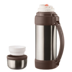 2 Liter Isolierflasche Thermosflasche aus Edelstahl Isokanne Thermoskanne 2000ml