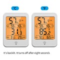 Elektronisches Thermometer und Hygrometer für den Heimgebrauch mit hintergrundb