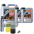 Motoröl 5W30 LIQUI MOLY 7L+MANN Ölfilter+Cera Tec+Ölablassschraube