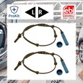 2x ORIGINAL® Febi Bilstein Sensor, Raddrehzahl Vorne, Links, Rechts für BMW X3