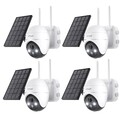 ieGeek 5MP Überwachungskamera Aussen Akku PTZ 360° Kabellos Solar Kamera WLAN