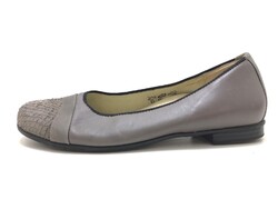 Waldläufer Damen Halbschuh Slipper Comfortschuh Grau Gr. 37,5 (UK 4,5)