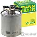 MANN KRAFTSTOFFFILTER WK9025 passend für NISSAN QASHQAI X-TRAIL NISSAN RENAULT